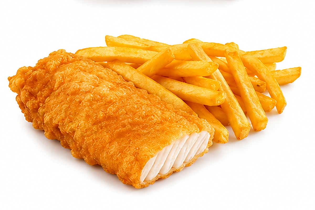 Fish meal with fries