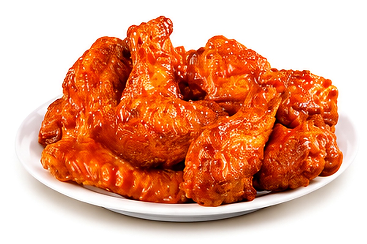 Saucy chicken wings